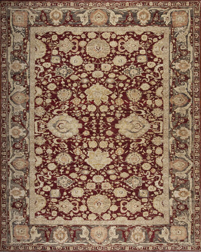 127873 ANT COLLECTION BHADRA  Red/Brown 13.2 X 18.0